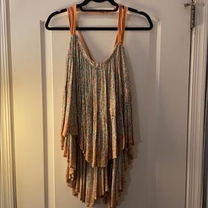 Free People Tank in Floral Pastels Size M/L